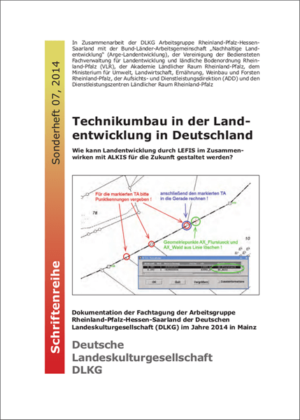 Schriftenreihe DLKG, Sonderheft 07: Technikumbau in der Landentwicklung in Deutschland